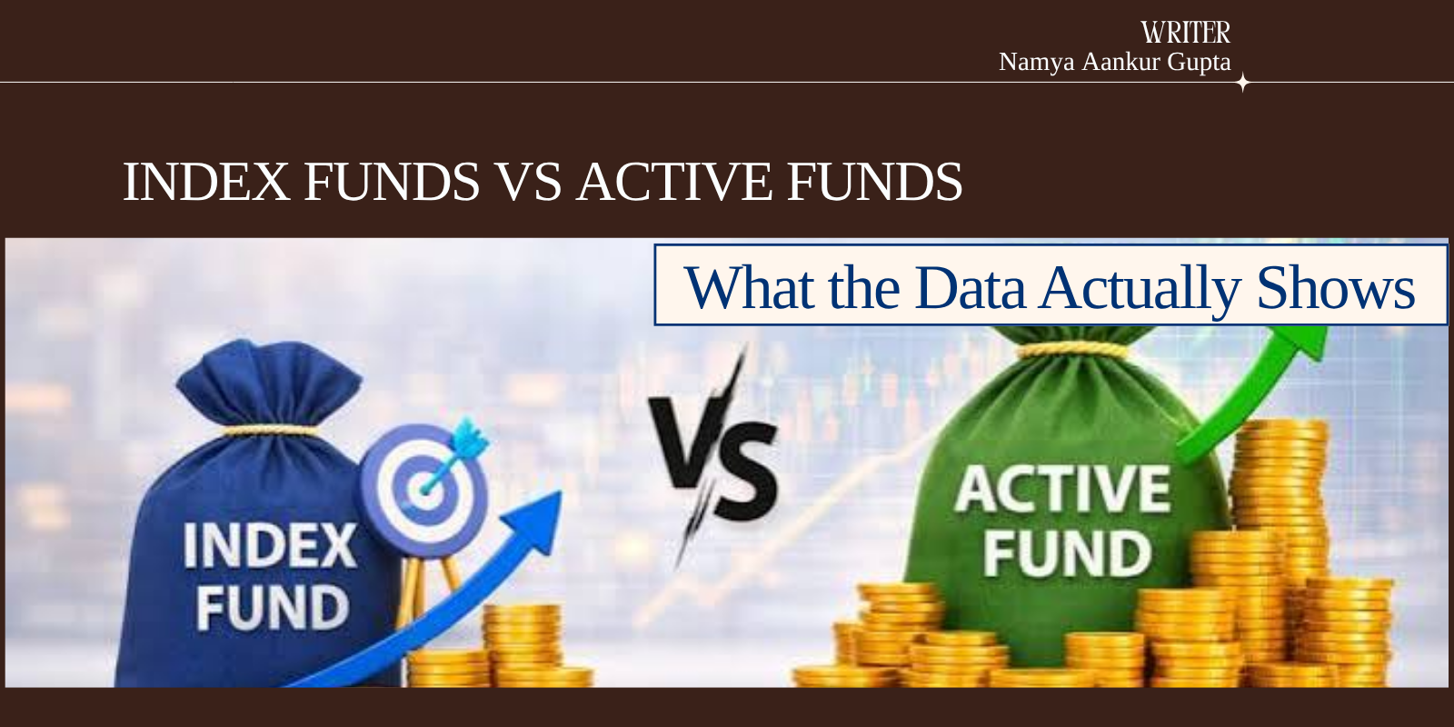 Index Funds vs Active Funds: What the Data Actually Shows